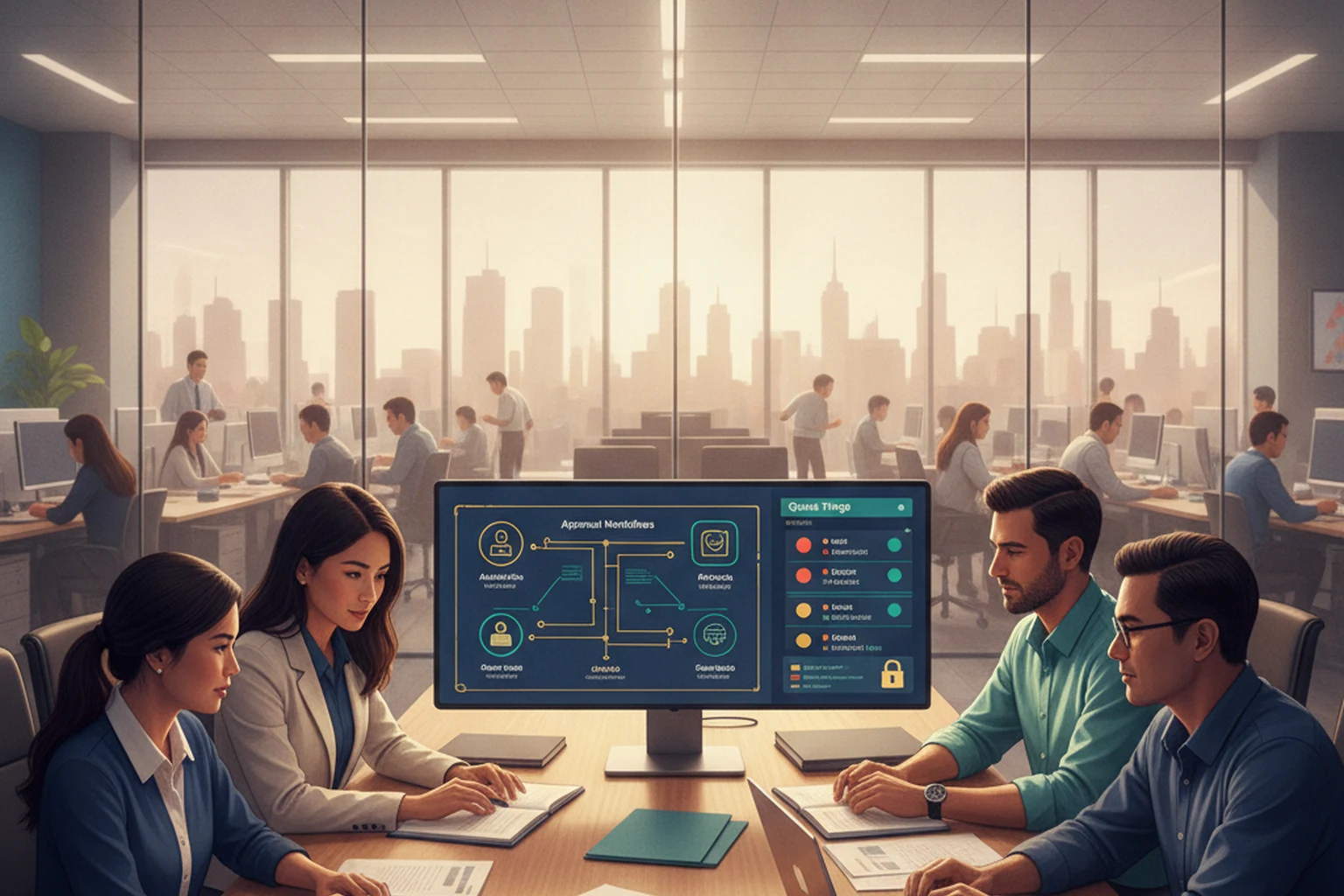 Outsourced Workforce Operations: Exception Queue Triage editorial illustration