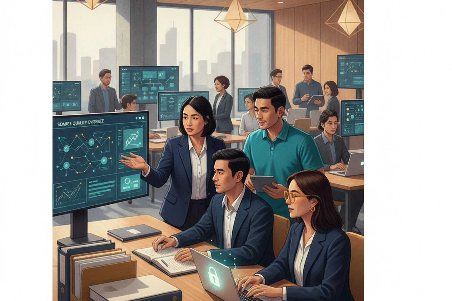 Research Brief: Outsourced Workforce Operations Source Quality Evidence editorial illustration